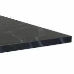 Square Ciro Melamine Table Top, Black Marble - Image 2