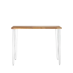 Hairpin Dry Bar Table Rubberwood Top 150 x 35cm - Image 4