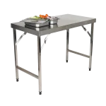 430 Grade Stainless Steel Folding Bench 120 x 61cm
