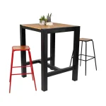 Lola Industrial Vintage Bar Stool - Image 5
