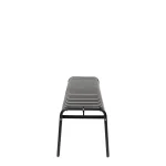 Luisa Aluminium Bench 142cm - Image 2