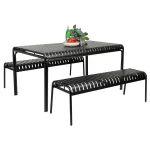 Luisa Aluminium Bench 142cm - Image 5