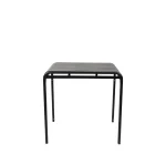 Luisa Aluminium Dining Table 80cm - Image 3