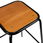 Lola Industrial Vintage Bar Stool - Image 2
