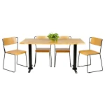 Rectangle Rafael Timber Table Tops Rubberwood - Image 4