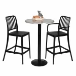 Fernando Round Cast Iron Bar Table Base - Image 5