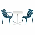 Square Ricardo High Pressed Resin Table Tops White - Image 3