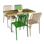 Ricardo120x60cm_RoccoTableBase_SantosChair