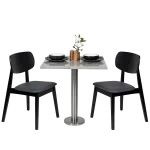 Square Ricardo High Pressed Resin Table Tops Cement Finish - Image 4