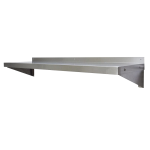 Stainless Steel Solid Wall Shelf 1500 x 300mm deep