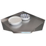 stainless steel wall mounted shelf