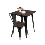 Replica Tolix Chair, Timber Seat - Image 5