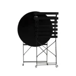 Vive Outdoor Folding Bistro Table and Chairs Set - Image 4