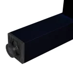 Cannes Aluminium Outdoor Bench with Polywood Top 230 x 35cm - Image 4