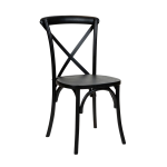 Black Cross Back Dining Chair