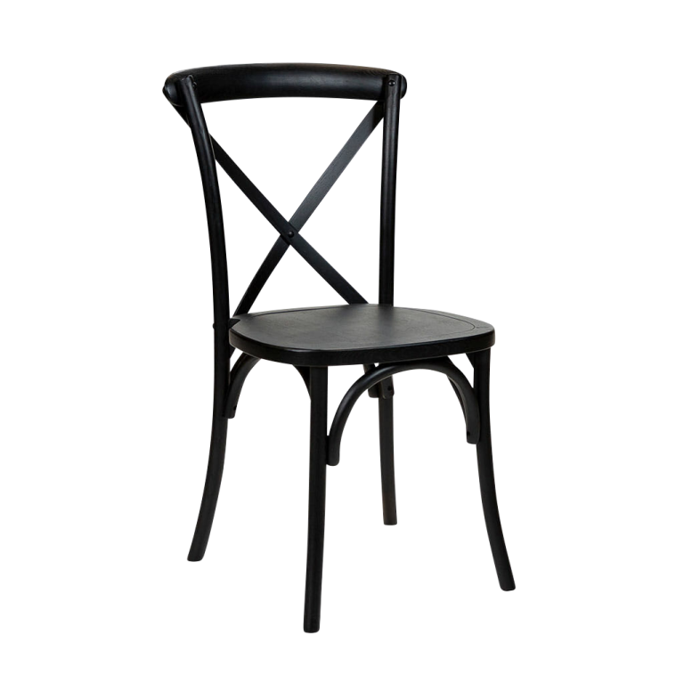 Black Cross Back Dining Chair