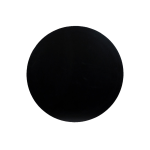 Round Diego Composite High Pressed Laminate Table Tops Black