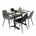 Rectangle Diego Composite High Pressed Laminate Table Tops Black - Image 4