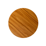 Round Diego Composite High Pressed Laminate Tops, Acacia