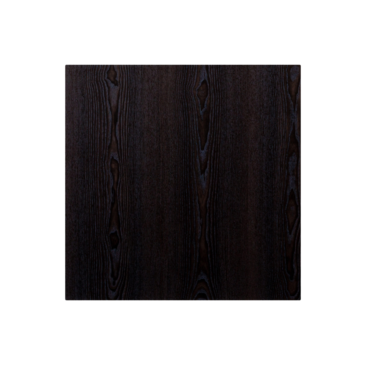 Square Diego Composite High Pressed Laminate Table Tops, Black Ash - Image 1