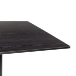 Square Diego Composite High Pressed Laminate Table Tops, Black Ash - Image 2