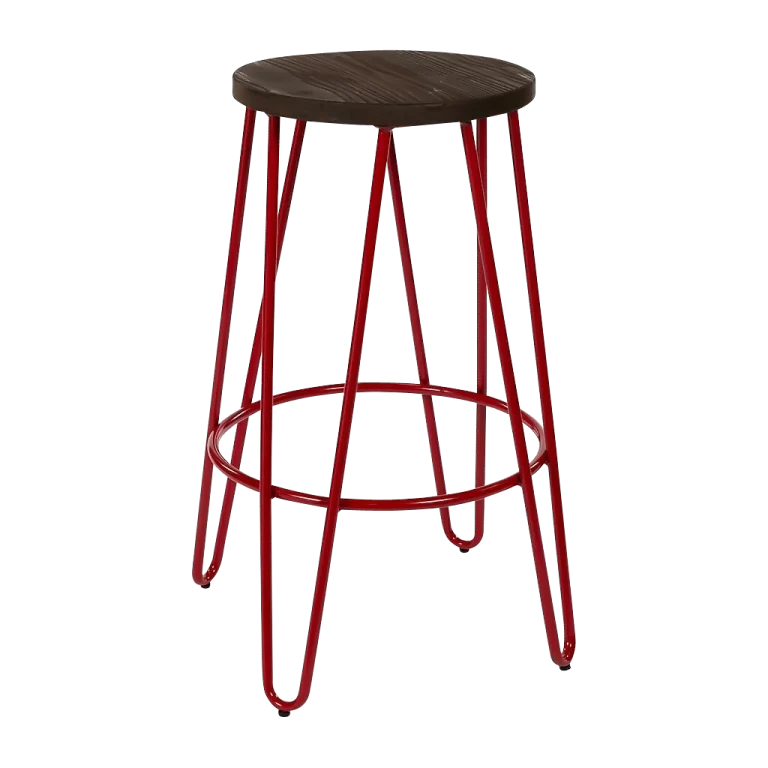 Hairpin kitchen counter stool