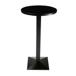 Round Rafael Timber Table Tops Black Rubberwood - Image 3