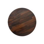 Round Rafael Hardwood Timber Table Tops Walnut >