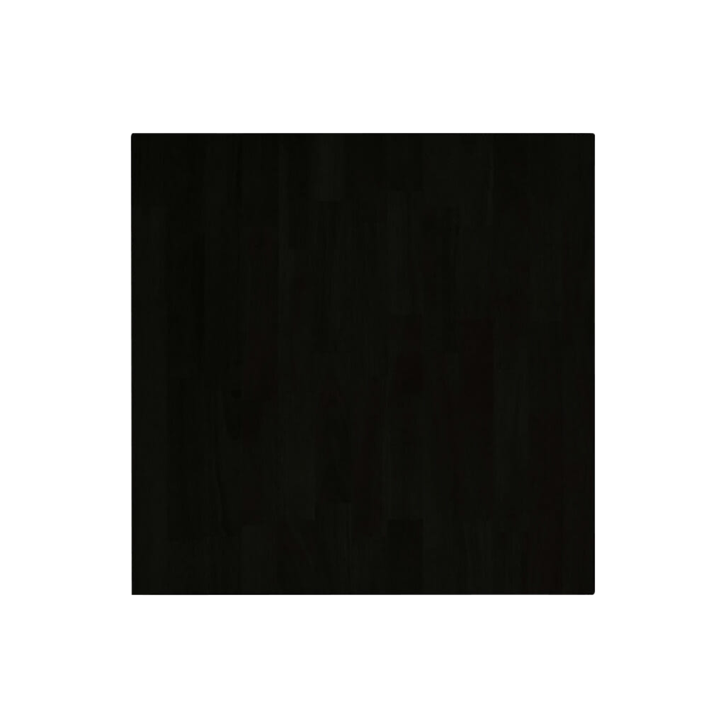 Square Rafael Timber Table Tops Black Rubberwood >