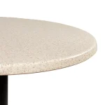 Round Ricardo High Pressed Resin Table Tops, Arketa Stone - Image 2