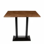 Rectangle Ricardo High Pressed Resin Table Tops Walnut Finish - Image 4