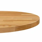 Round Rafael Hardwood Table Tops Ash - Image 2