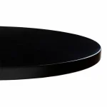 Round Rafael Timber Table Tops Black Rubberwood - Image 2