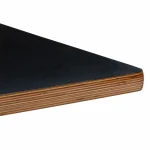 Rectangle Gabriel Plywood Table Top, Black - Image 2