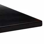 Square Rafael Timber Table Tops Black Rubberwood - Image 2