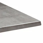 Rectangle Ricardo High Pressed Resin Table Tops Cement Finish - Image 2