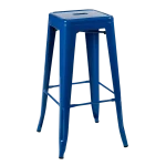 tolix bar stool blue