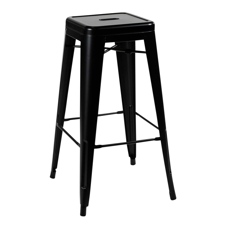 tolix bar stool matt black