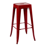 tolix bar stool red
