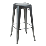 tolix bar stool raw steel