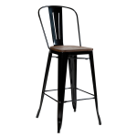 Replica Tolix Bar Stool with Backrest