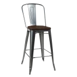 tolix bar stool silver