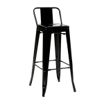 black stool