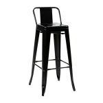 matt black stool