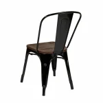 Replica Tolix Chair, Timber Seat - Image 2