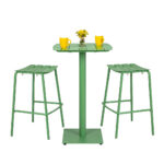 Antibes Square Outdoor Bar Table 64cm - Image 5