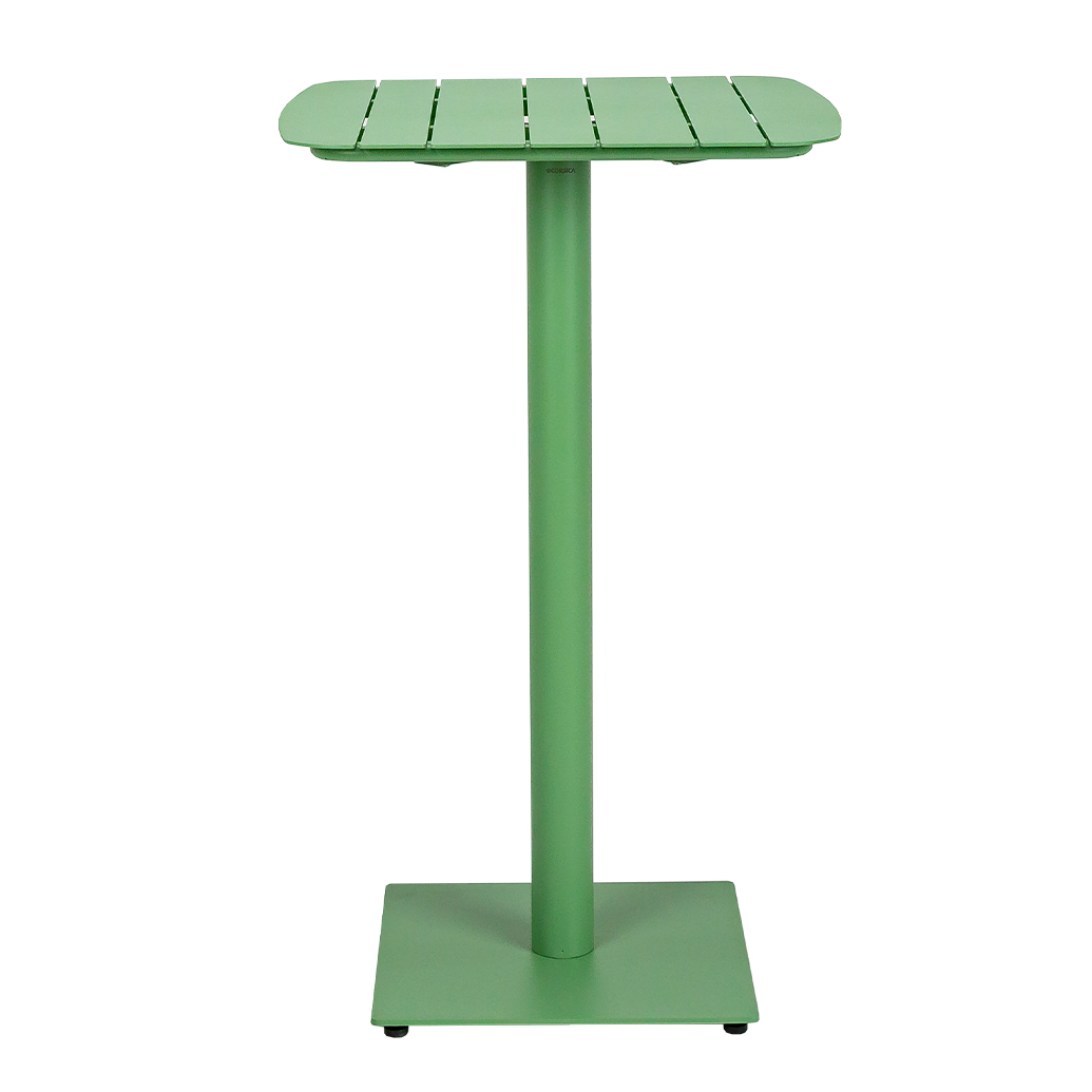 AntibesBarSQ-mossgreen-chairforce Antibes Square Outdoor Bar Table 64cm - Image 1