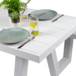 Wave Aluminium Outdoor Picnic Table 180cm - Image 4