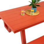 Wave Aluminium Outdoor Picnic Table 220cm - Image 6
