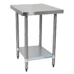 Economy 430 Grade Stainless Steel Flat Bench 600 x 700 x 900mm high